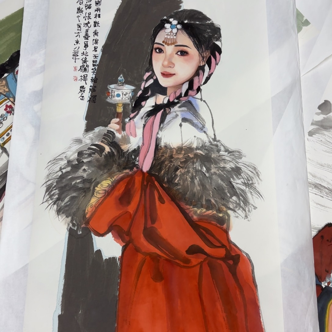 国画山**远张锦龙三尺李欣主播