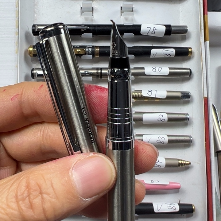 便携式673全钢包尖弯尖美工