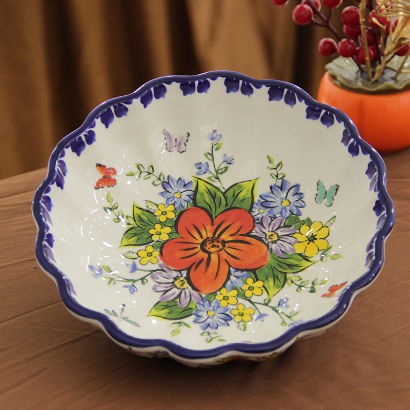 蝶舞纷飞-8.5英寸盘