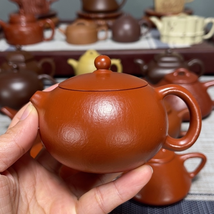清***归紫砂茶壶全手工制作170cc