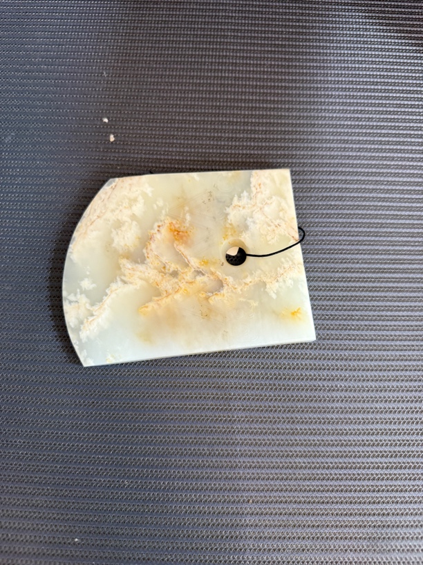 和田玉玉斧小摆件