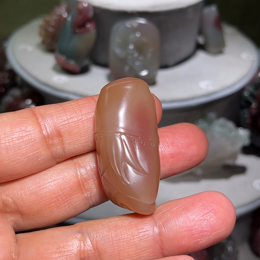 沧***笑玛瑙/玉髓未镶嵌颈饰