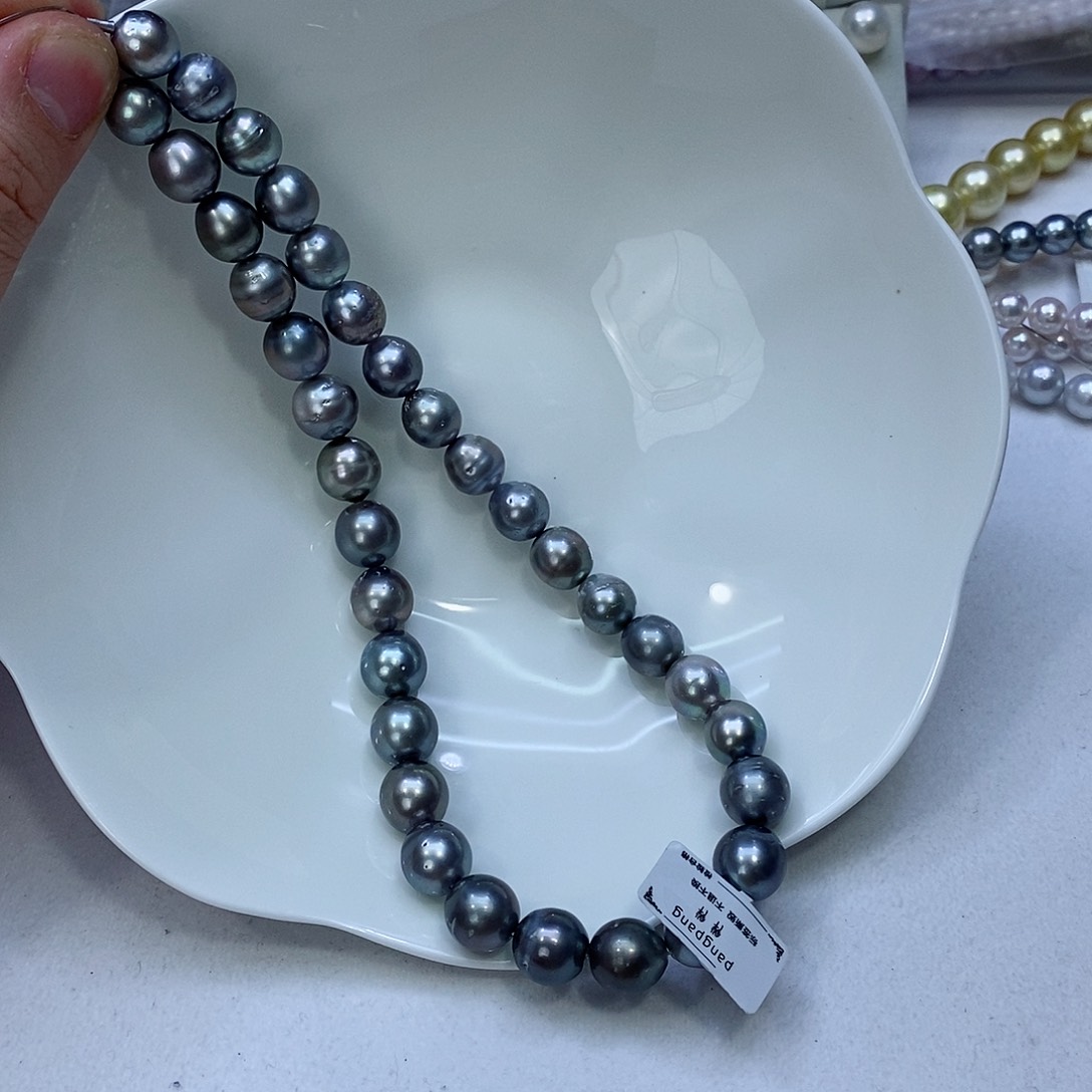 海水珍珠颈饰银S925镶嵌