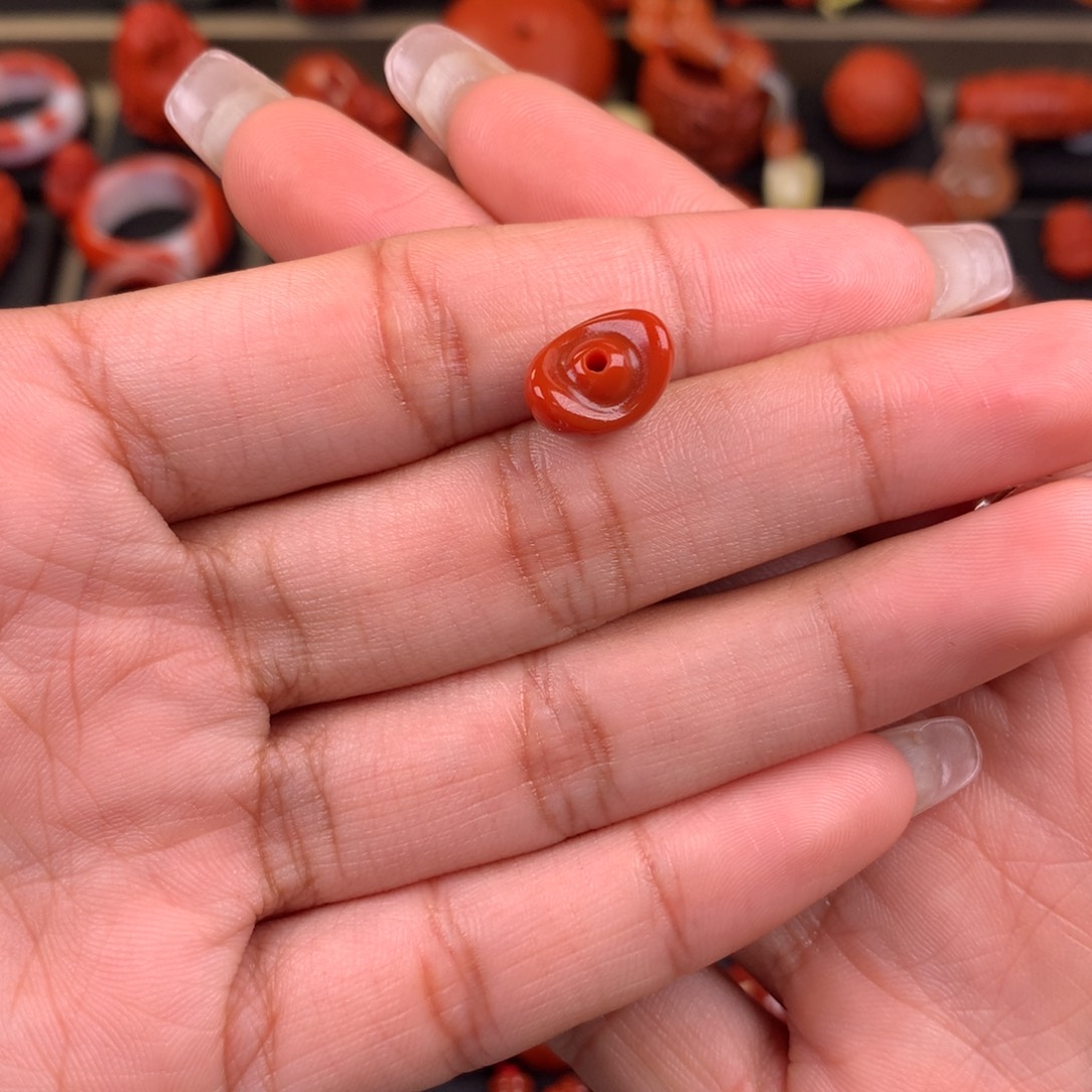 南红玛瑙未镶嵌元宝11+