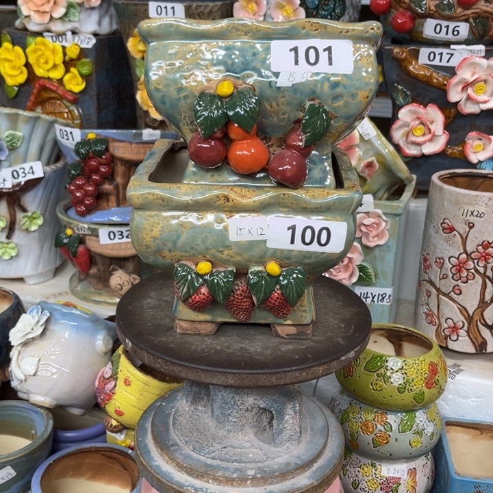 紫砂花盆粗陶材质多肉花盆