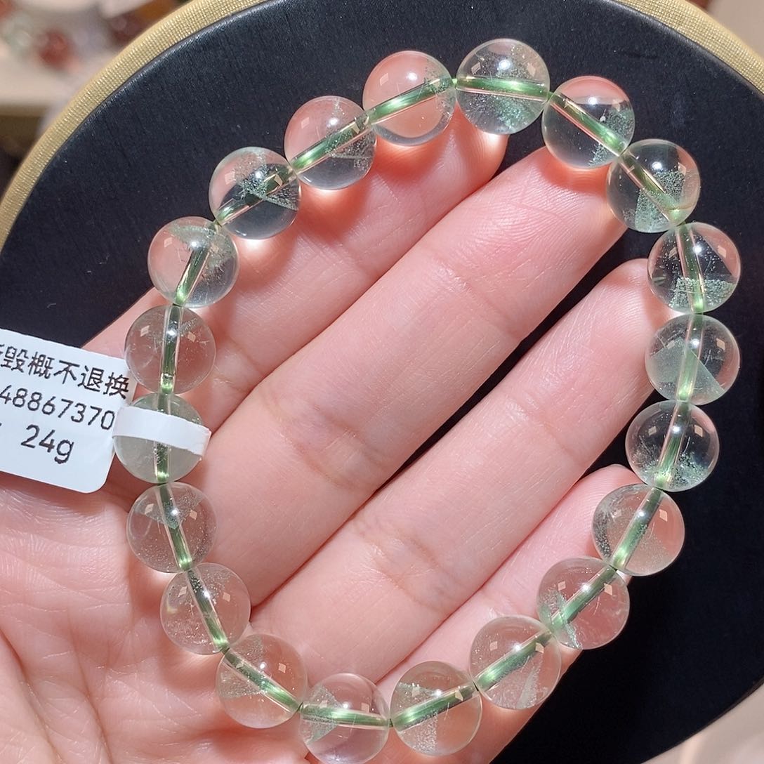 水晶手链未镶嵌F翠幽灵9.5