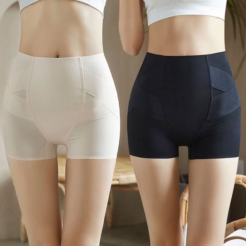 收腹提臀内裤女塑形产后束腰塑身翘臀收胯防走光安全裤打底裤无痕
