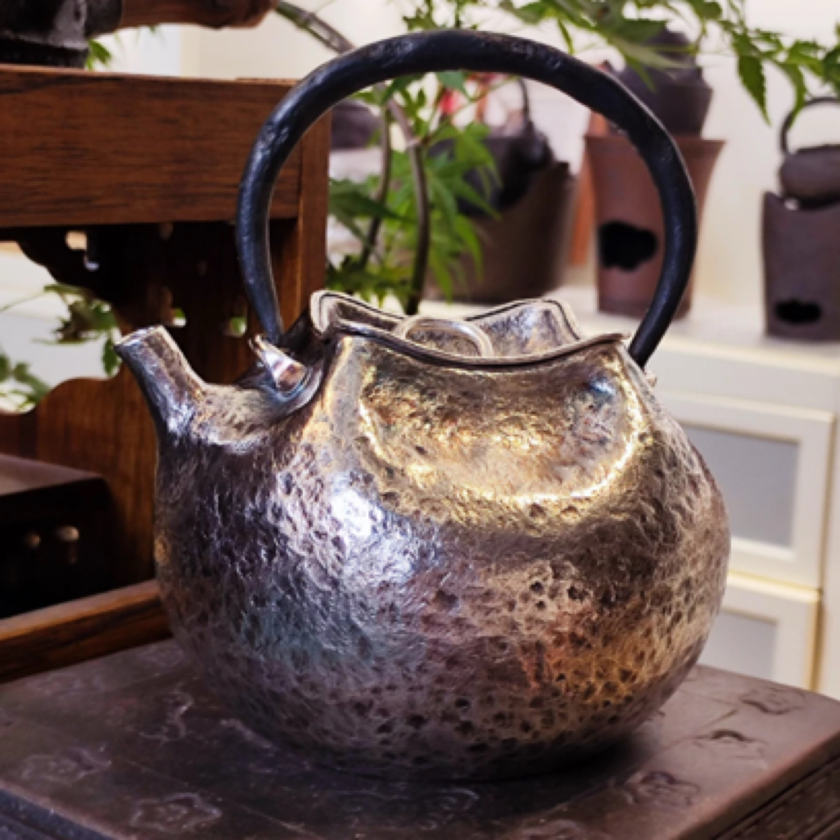 【松之凡】手工锻打999煮水壶 550毫升