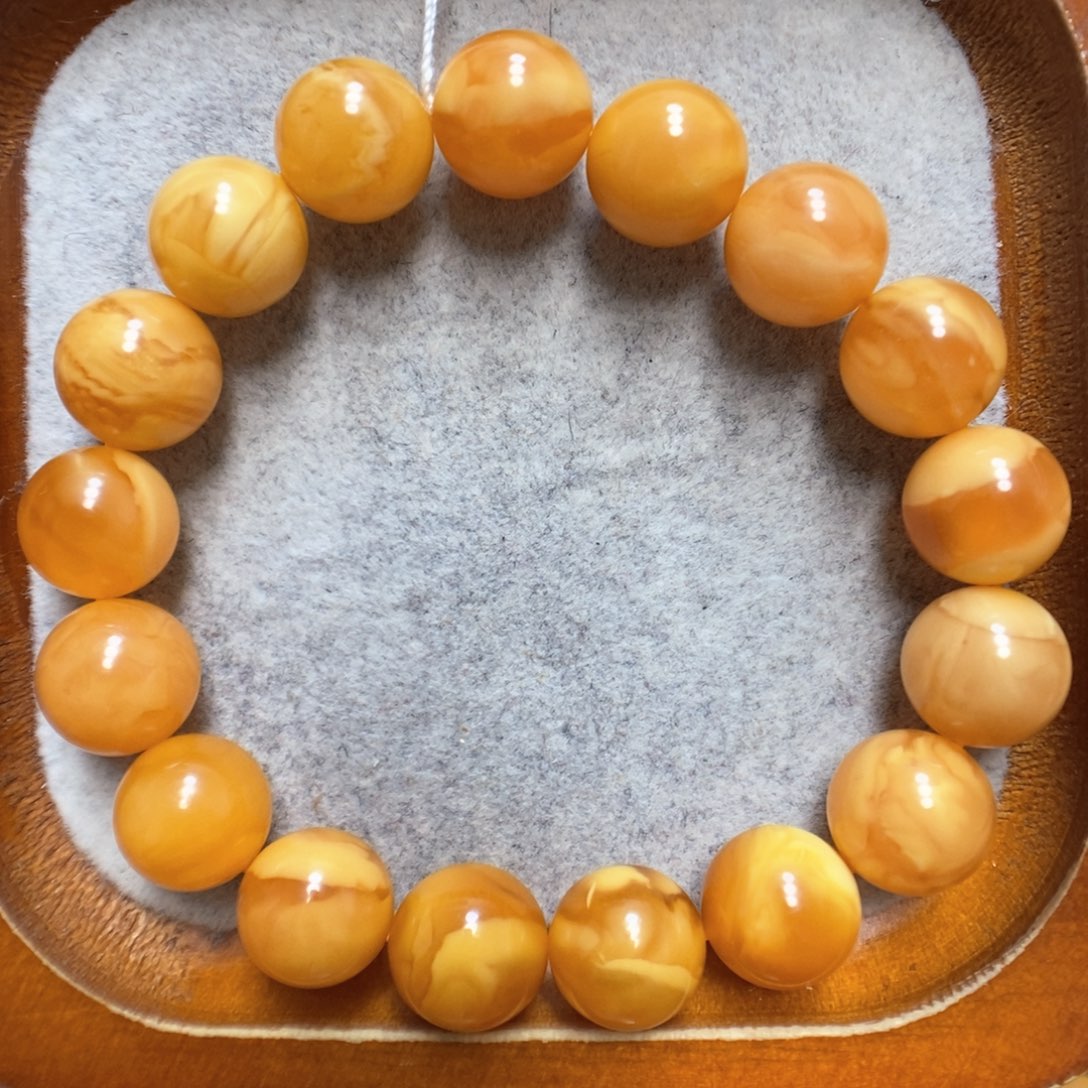 蜜蜡手串未镶嵌蜜蜡手串