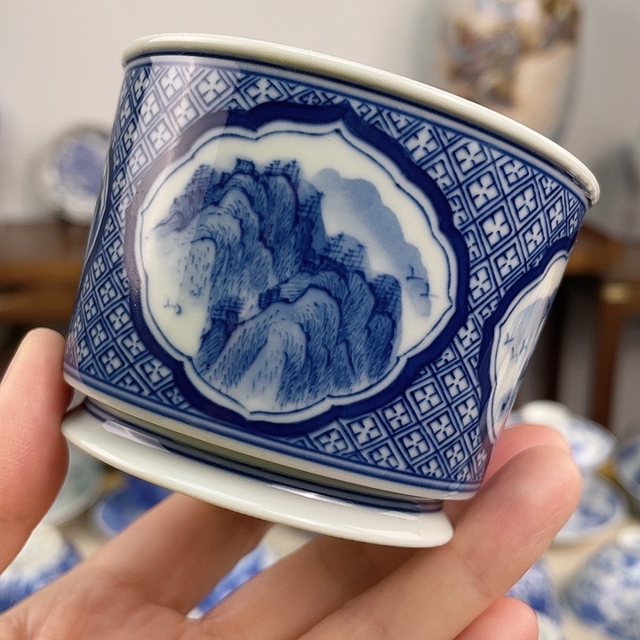 景德镇手绘青花主人杯