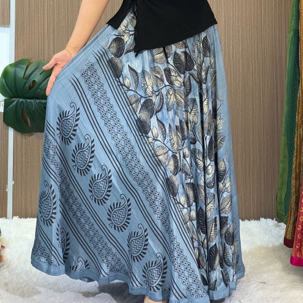 A79 灰色 Aarani 尼泊尔高端大摆裙