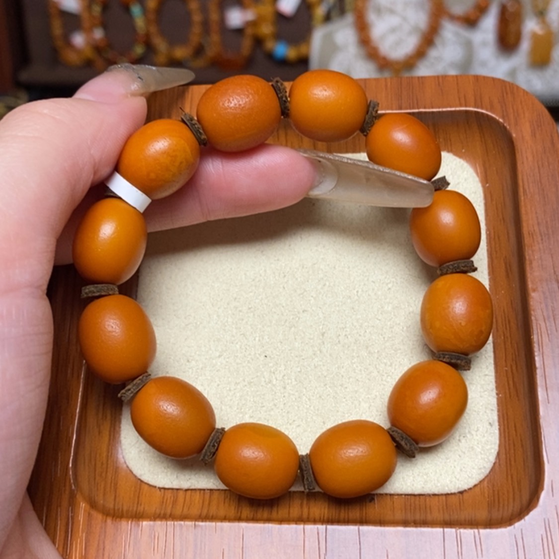 【闪购商品】手链蜜蜡未镶嵌手串