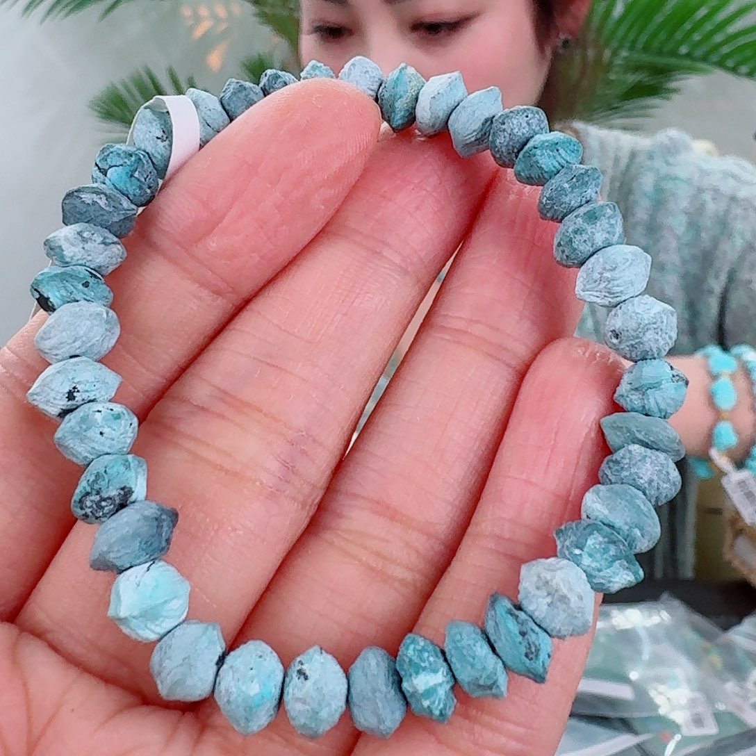 未镶嵌绿松石珠宝奇石戴*戴