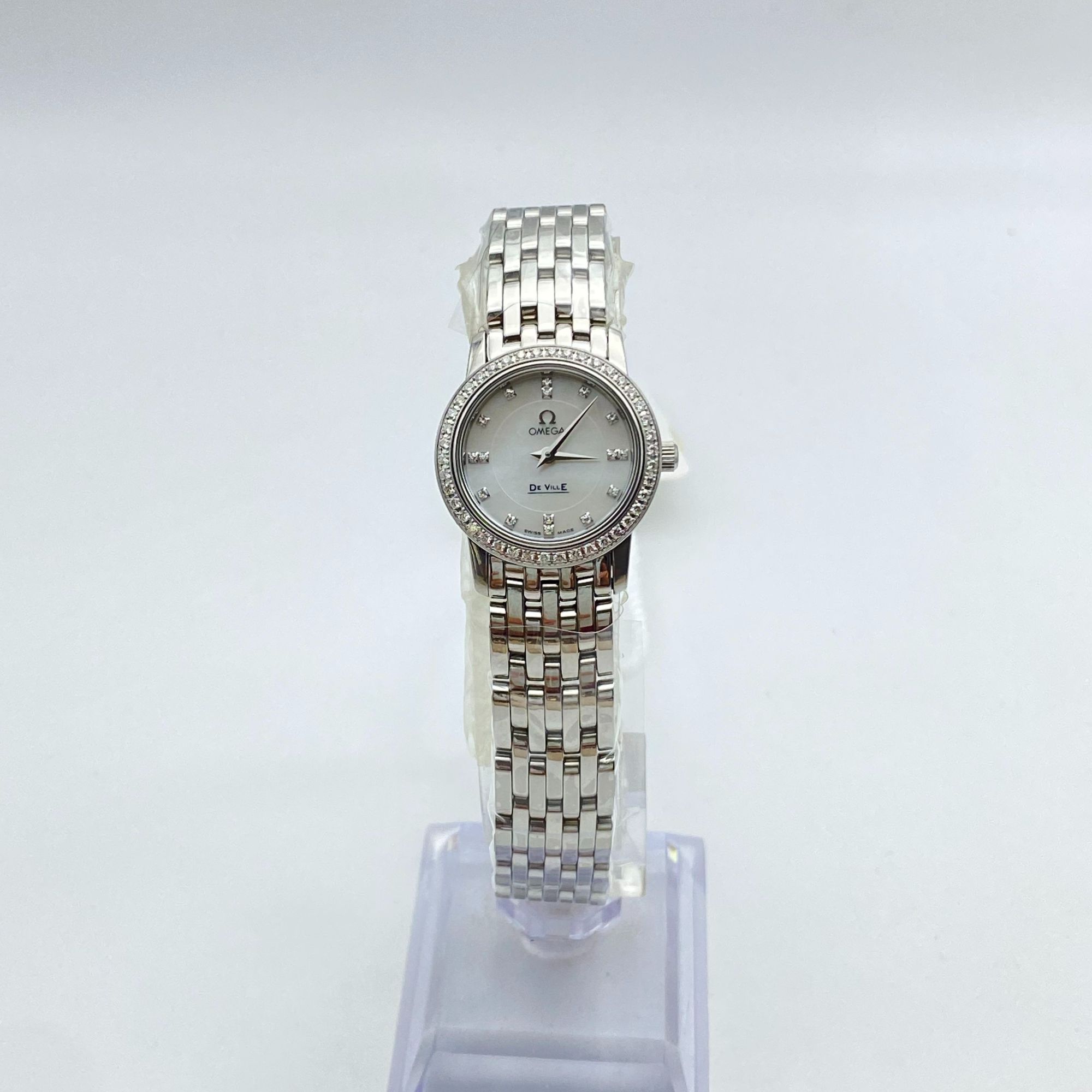 95新 Omega/欧米茄 碟飞系列/24MM/石英/原钻