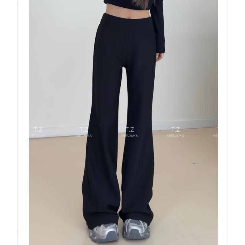 【婷子定制】~150小个子改版显瘦加绒低腰裤{腰是宽松挂胯上}D2879