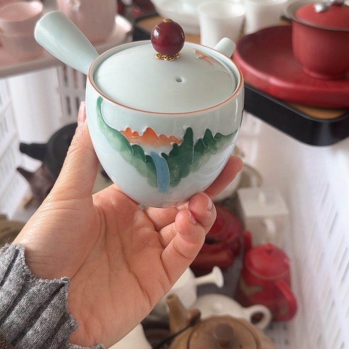 微瑕陶瓷茶具茶杯茶壶