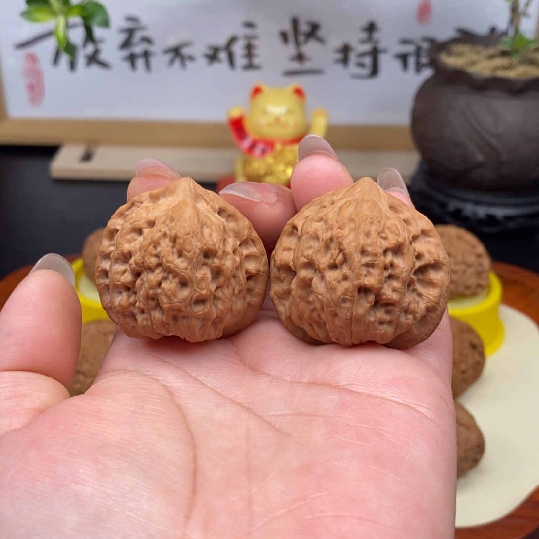 文玩核桃把件全品公子帽39.5
