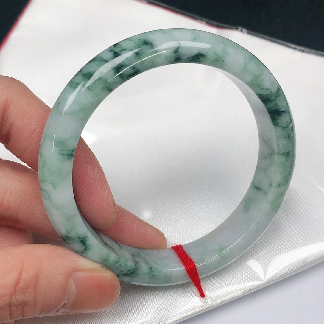 翡翠手镯未镶嵌圈58