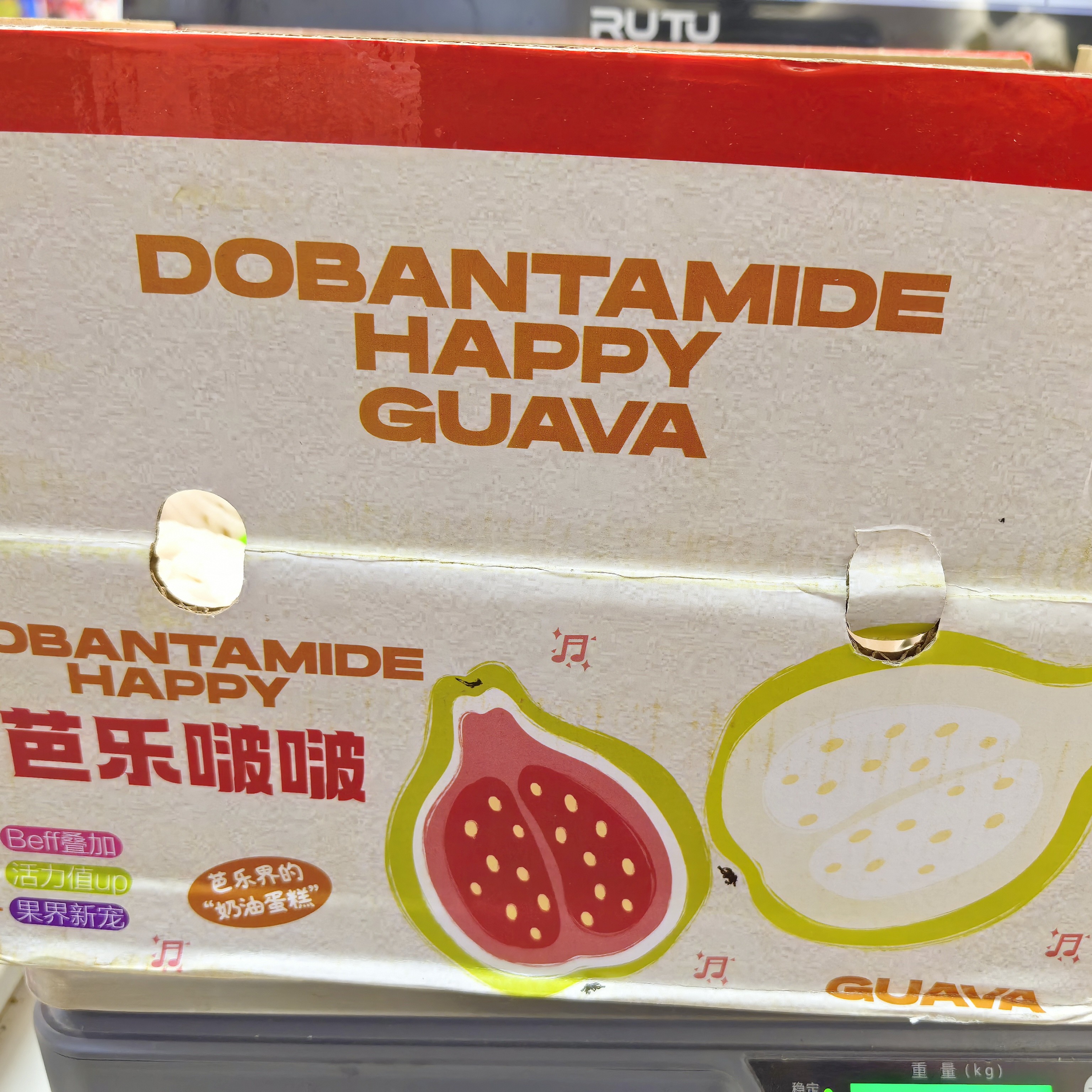 川宝白芭乐25一箱，3斤左右，石榴