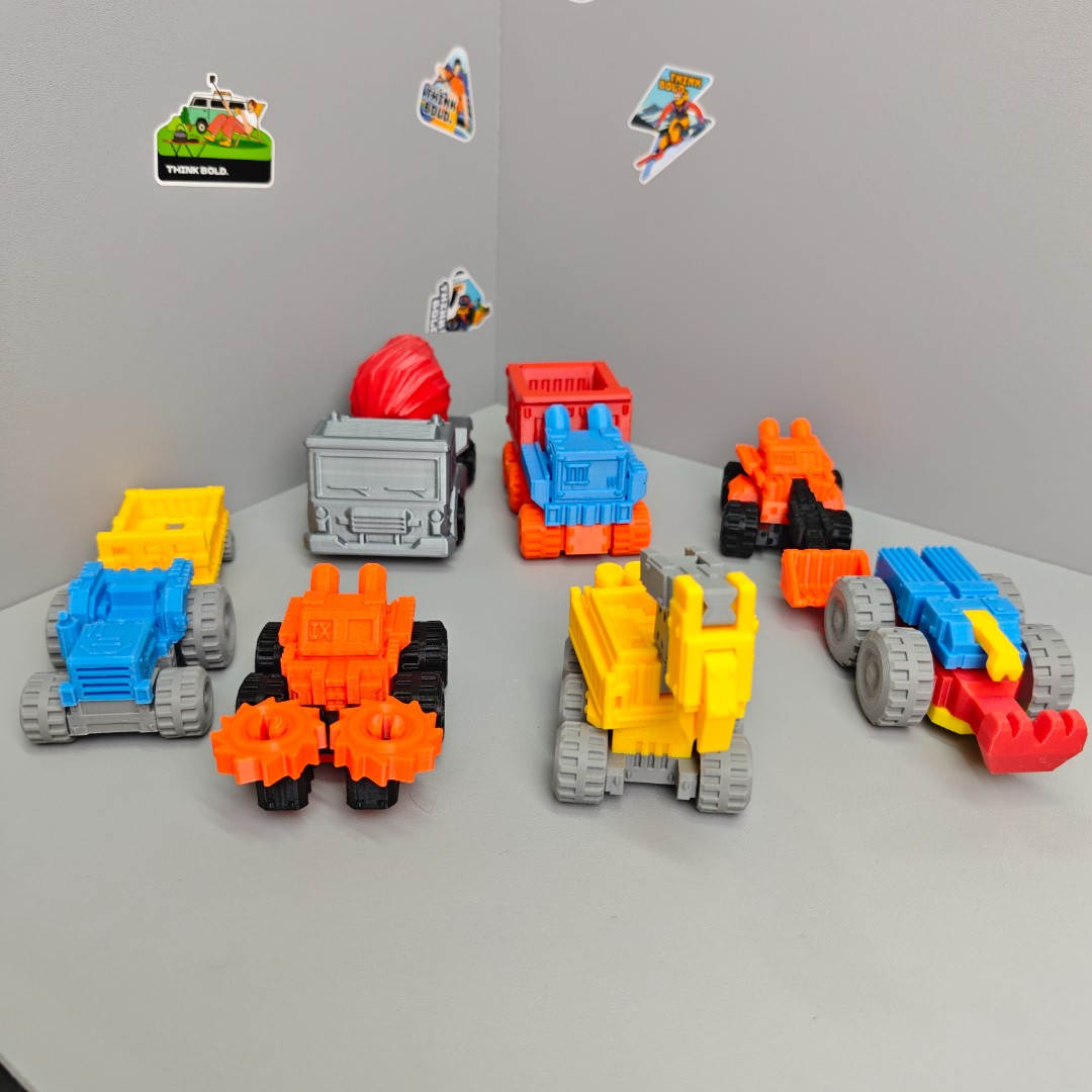 3d打印玩具迷你小车车玩具车儿童玩具摆件轮子可活动