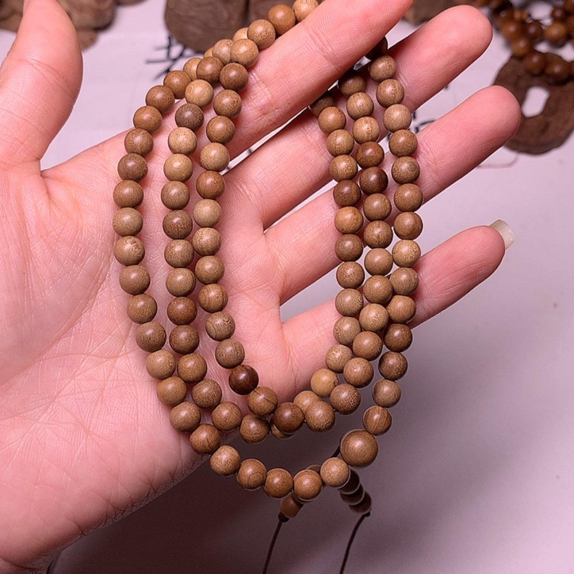 【闪购商品】檀香木手串/手链檀香0.6/108顺纹
