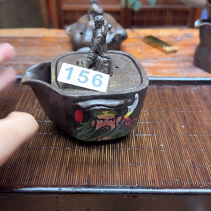 纯手工制作粗陶茶具