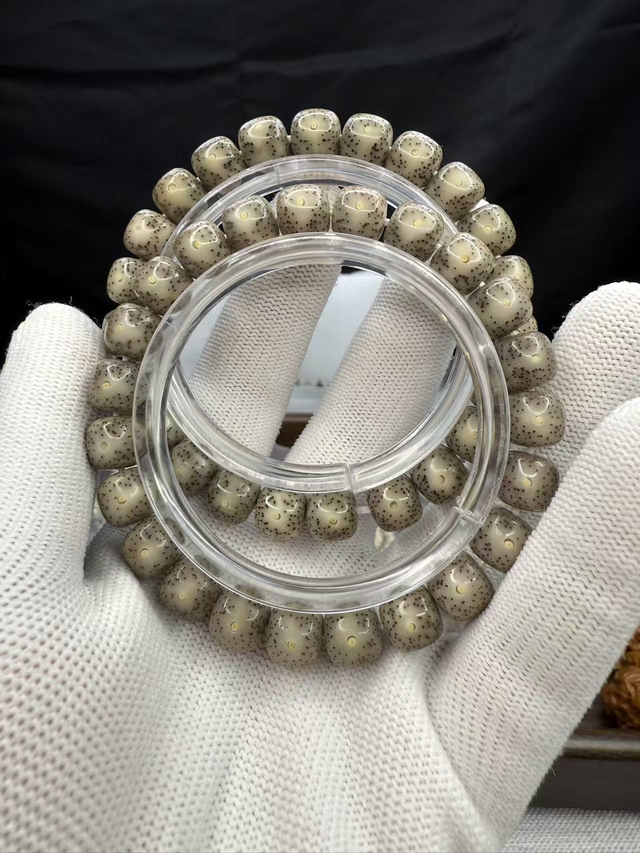 10×9糯冰眼留白高抛高油细星