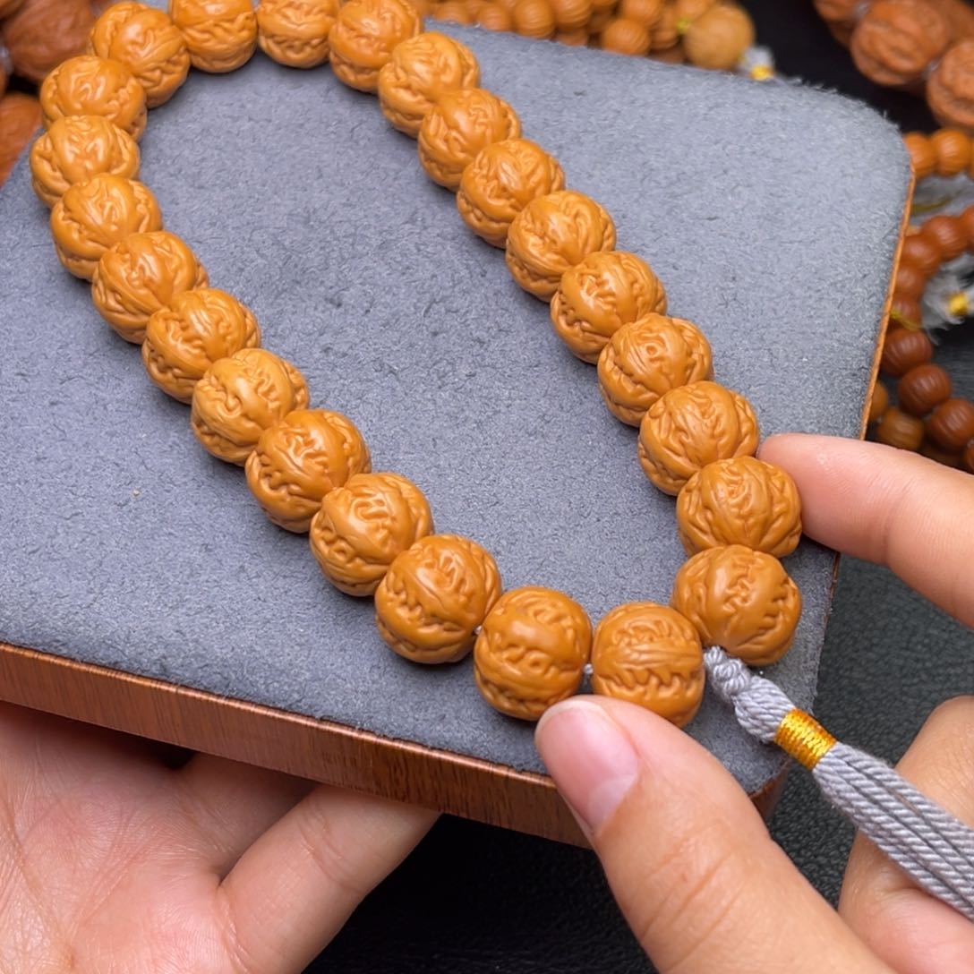 猴头核桃吊坠17新麻花八棱手持素