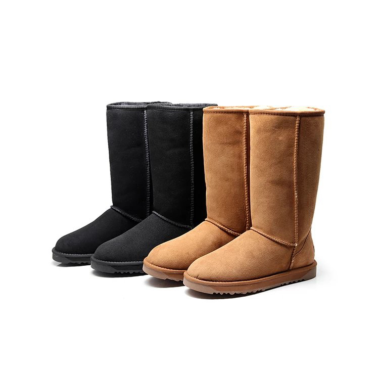 TASMAN AUS时尚高筒雪地靴女冬季加绒加厚保暖防水防寒长筒靴