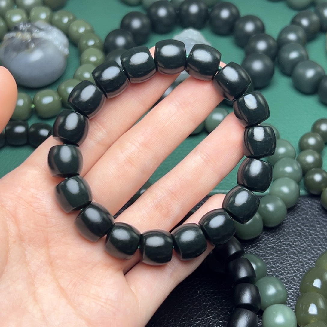 和田玉手链未镶嵌梦*