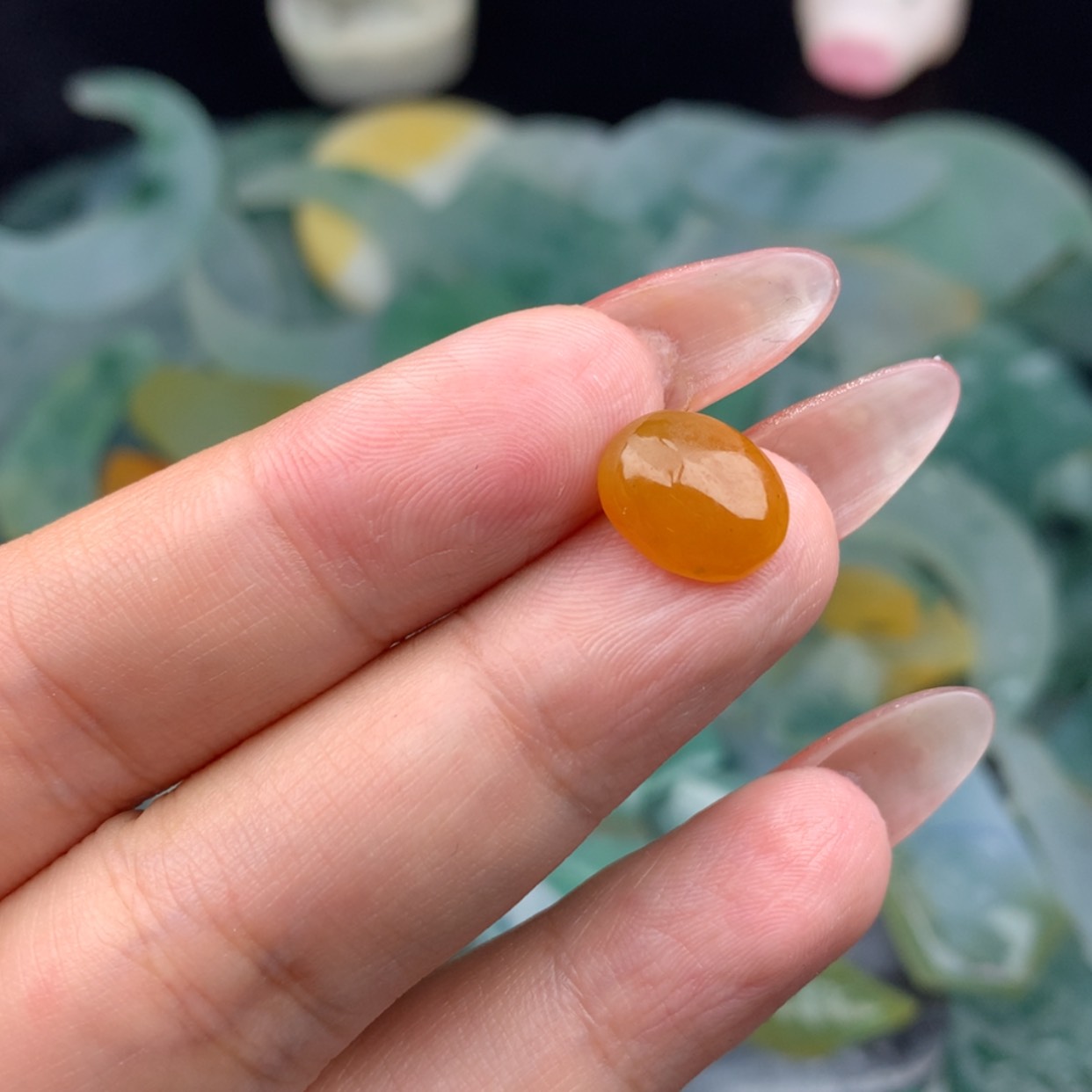 【闪购商品】定制翡翠未镶嵌果***n