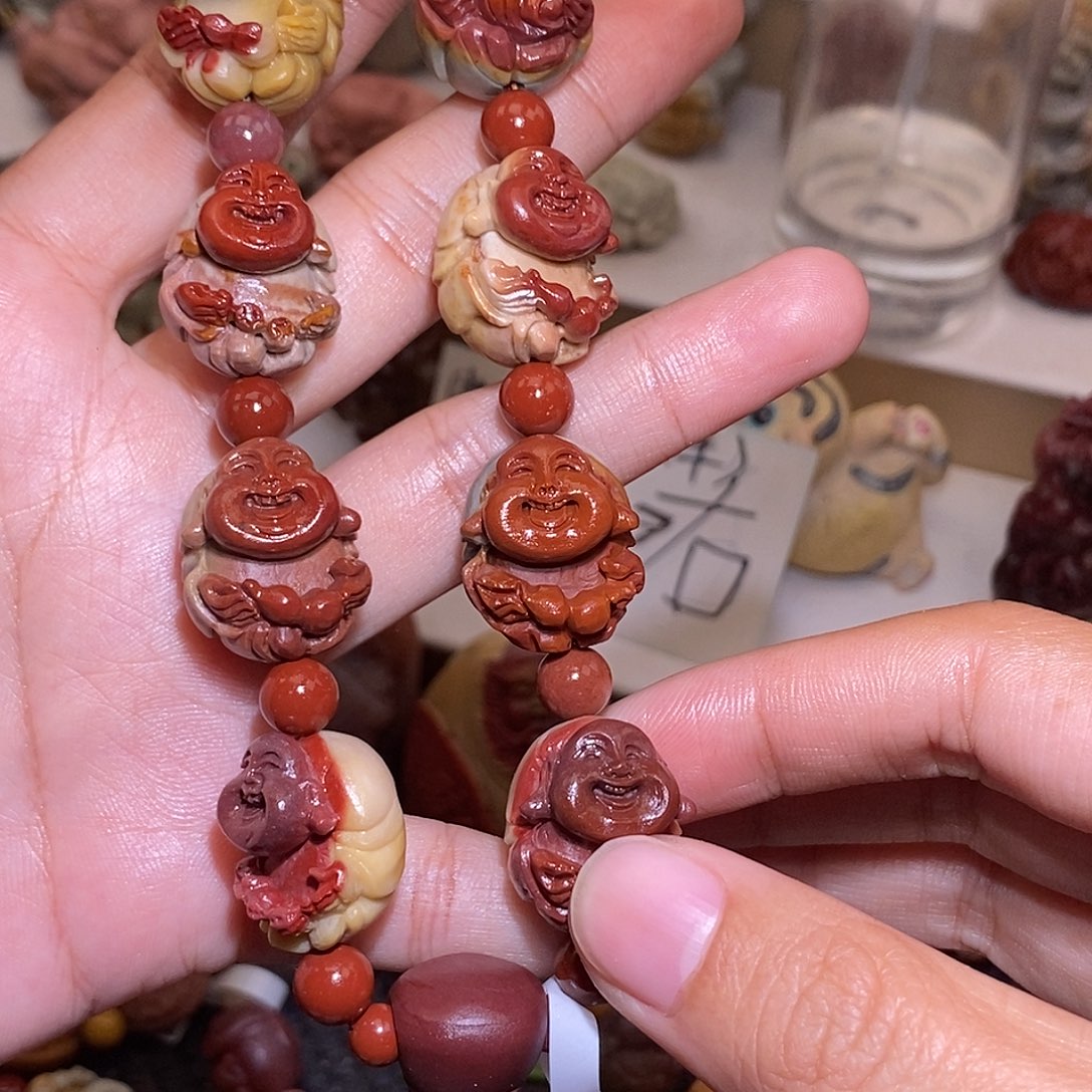 石英质玉（阿拉善玉）未镶嵌手链