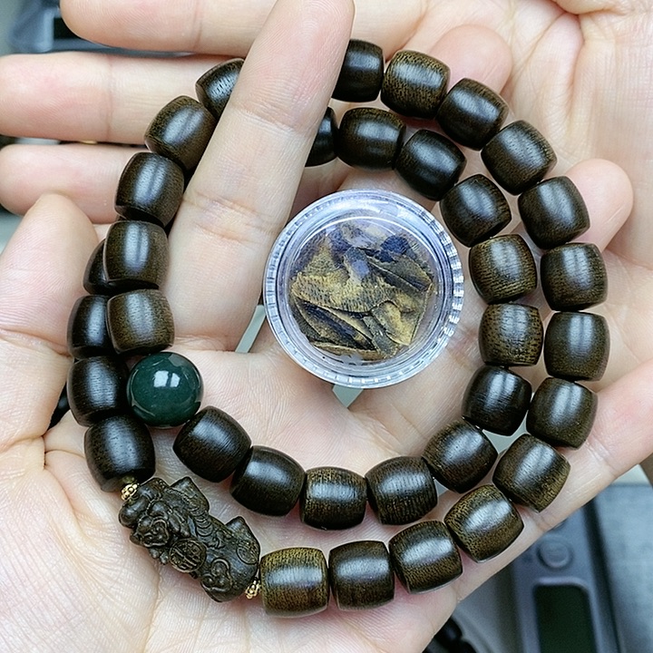 沉香碎屑沉香豆****?越南芽庄白棋楠定制款