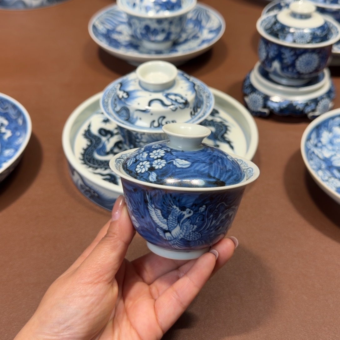 手工手绘茶具微瑕