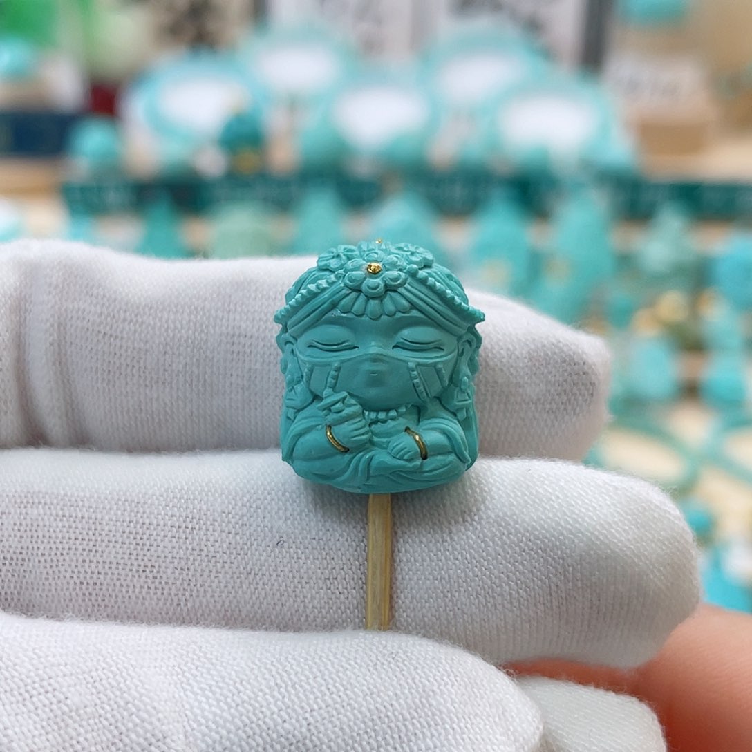 绿松石珠宝奇石未镶嵌