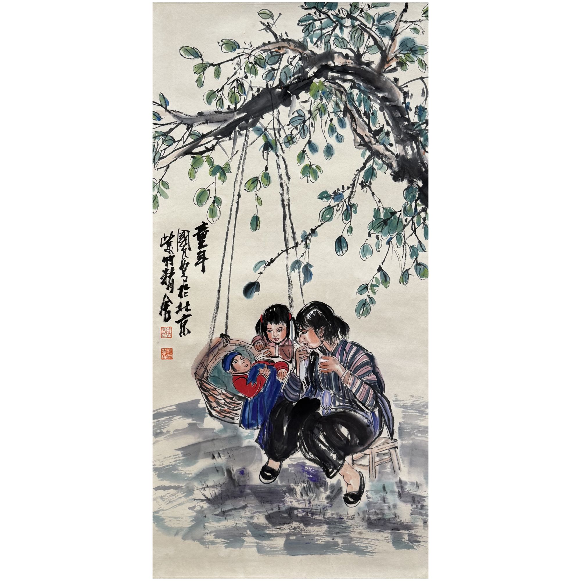 【人物画】  47x95    CP-30546    画心