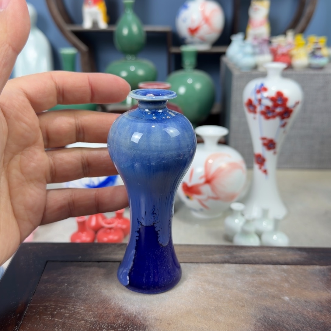 陶瓷手工小花器摆件