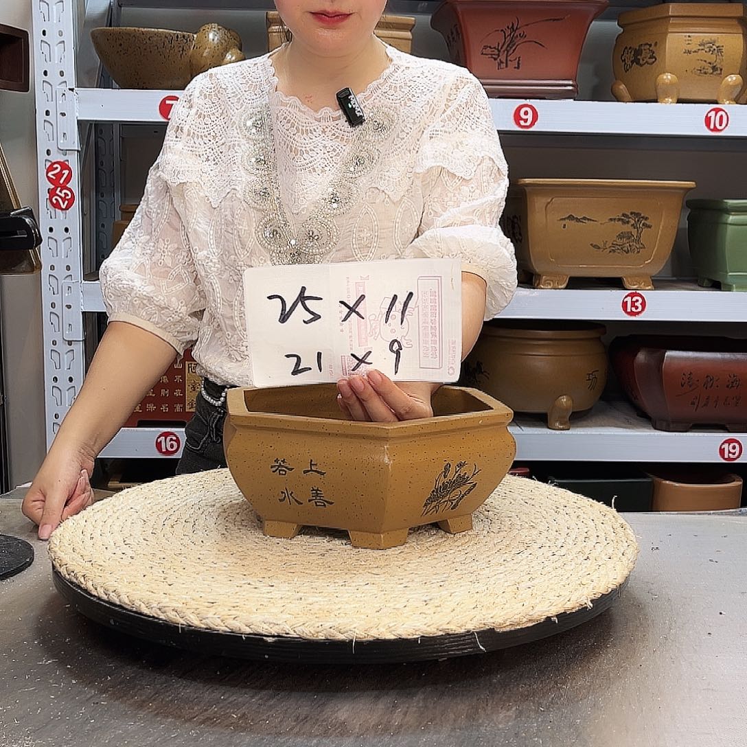 紫砂花盆紫砂花盆