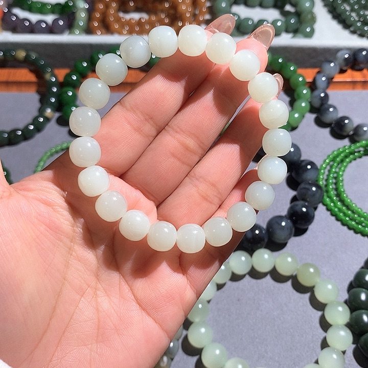 和田玉手链未镶嵌