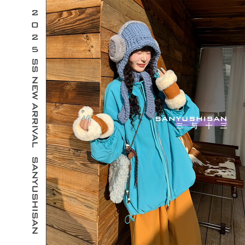 三与十三|帽范了|秋季新款毛线针织保暖长耳朵百搭针织帽