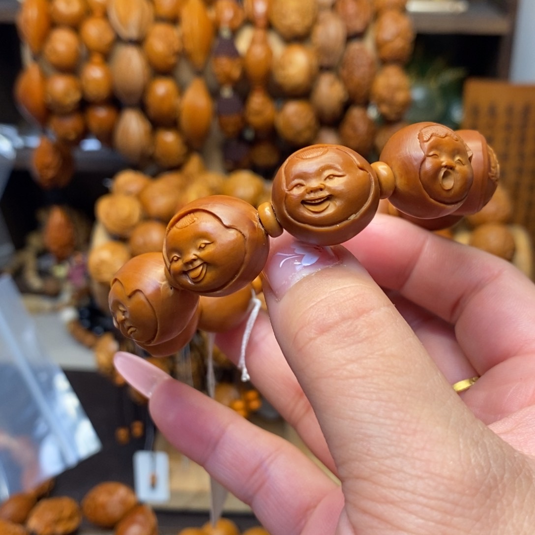 橄榄核手串/手链招财童子
