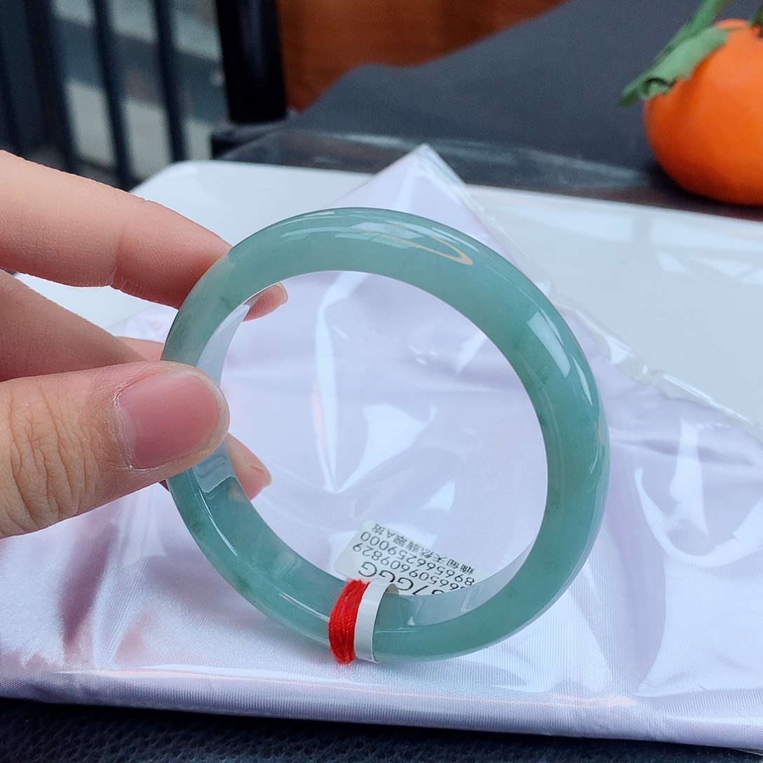 翡翠手镯未镶嵌天然缅甸翡翠A货手镯