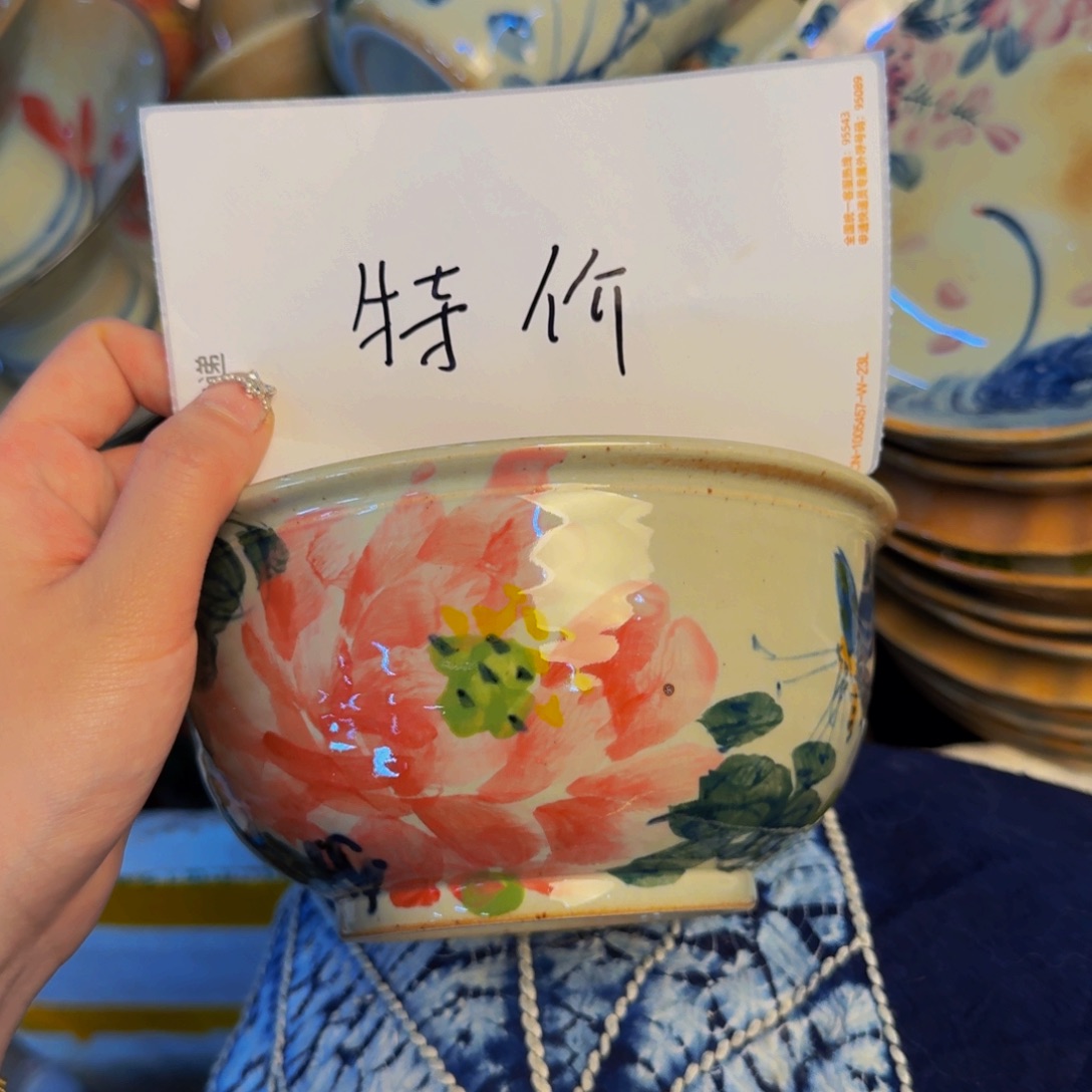 瓷片景德镇陶瓷手工手绘