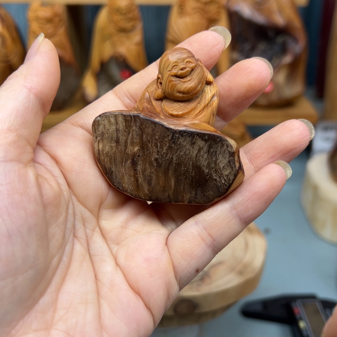 柏木崖柏木摆件手把件4