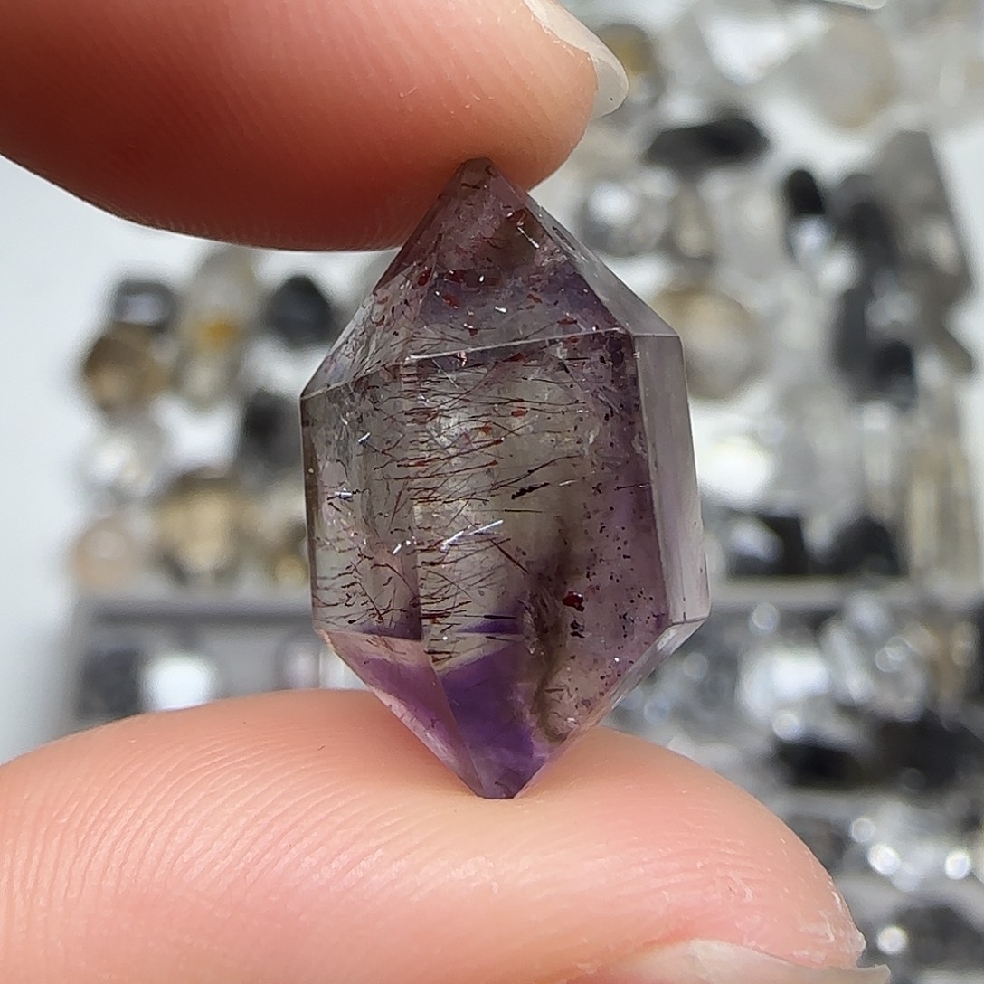 水晶珠宝半成品未镶嵌超七双尖随形