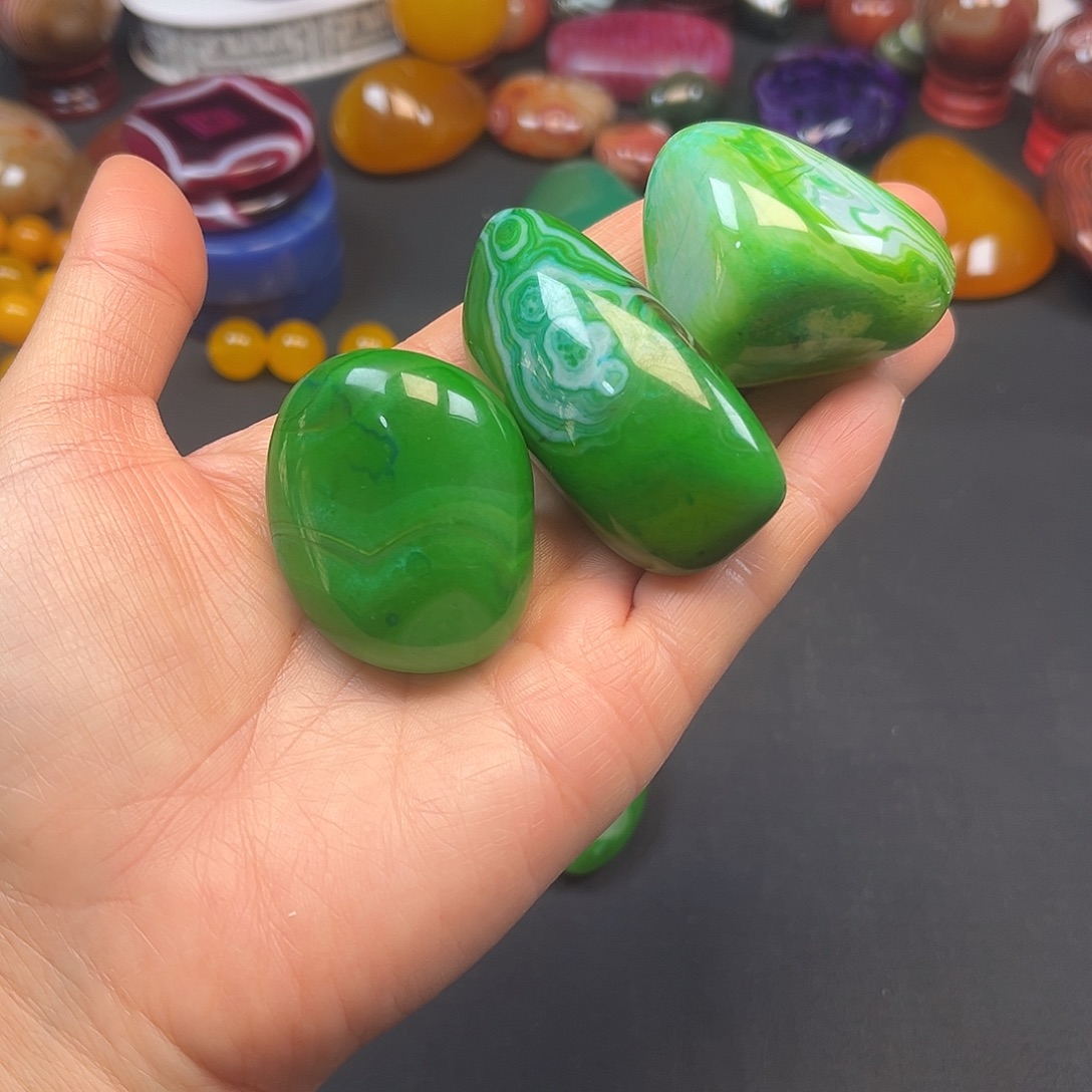 华***)玛瑙/玉髓未镶嵌珠宝奇石