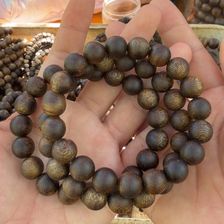 沉香沉香碎屑单圈1.1母树圆珠12克多样性发一条