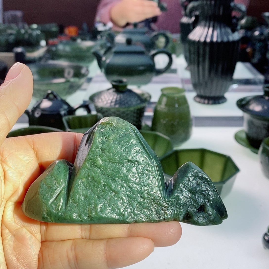 和田玉（青玉）摆件未镶嵌