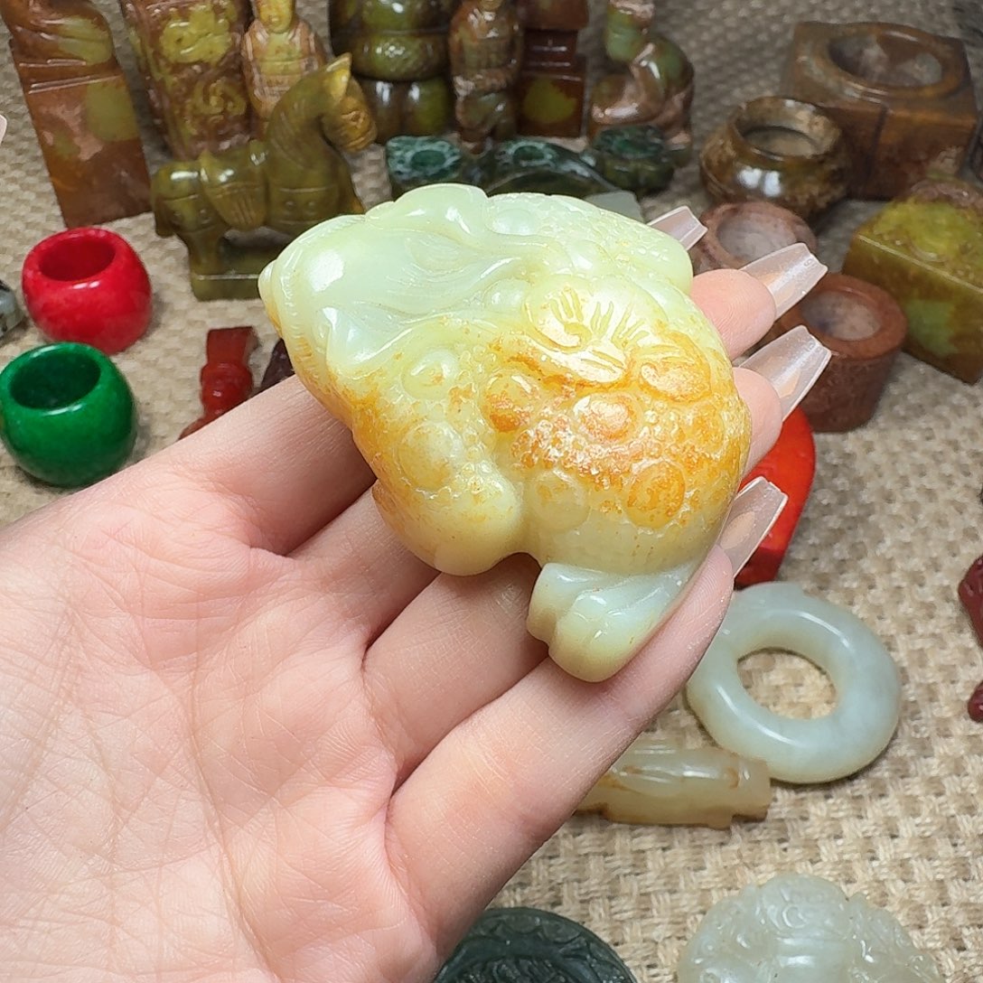 白玉菩提手串挂件