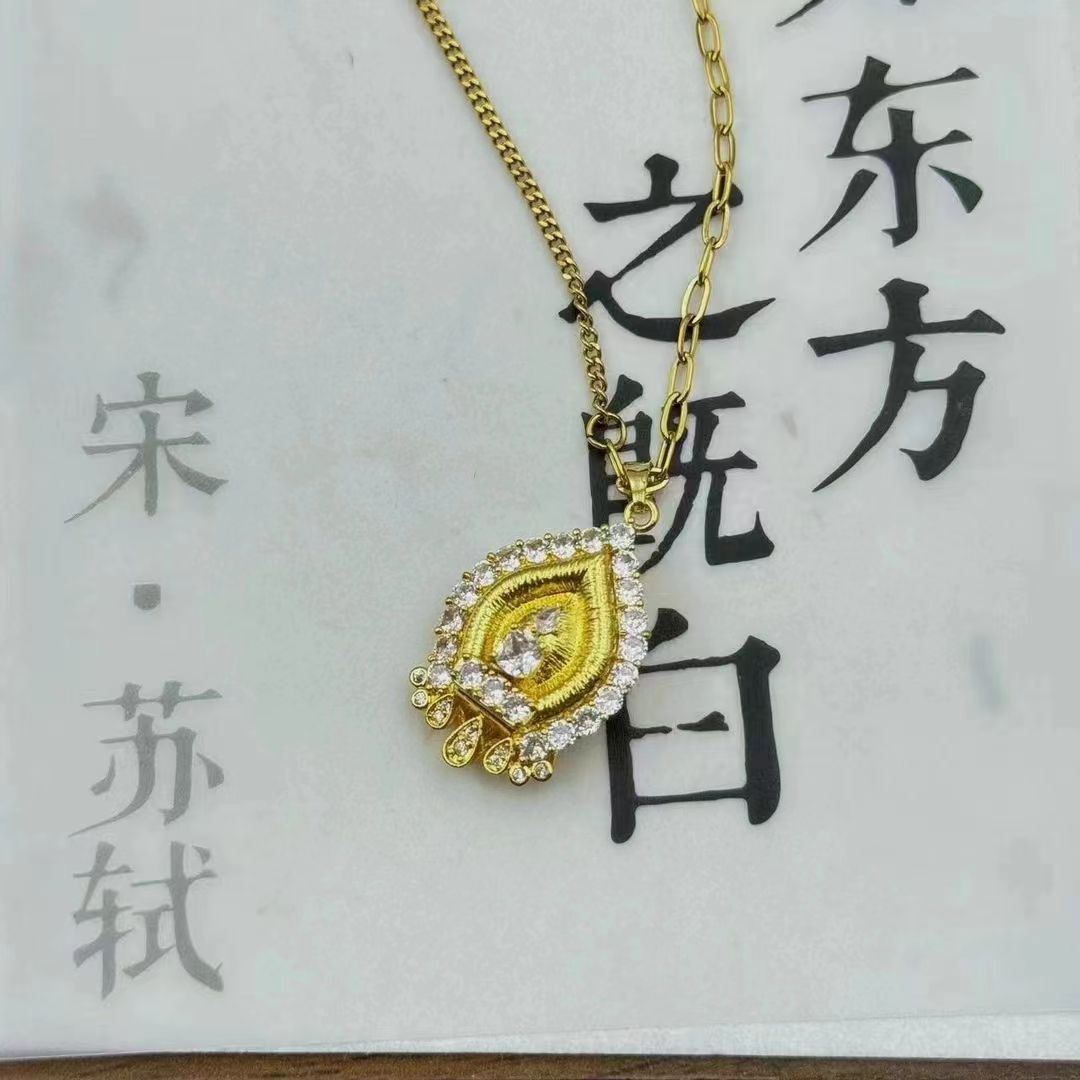 钛钢项链 BIBI【布契金色】项链EH078